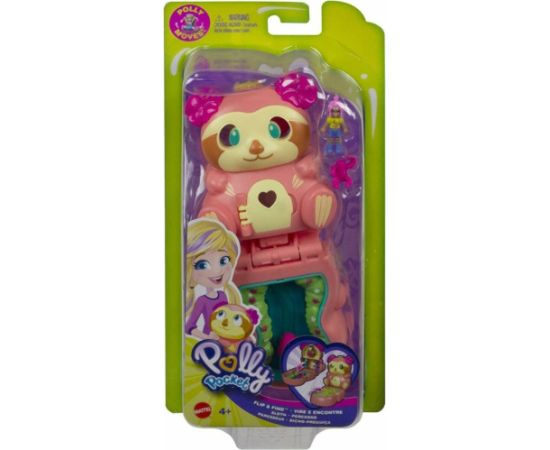 Mattel Polly Pocket: Flip  Find - Sloth (GTM59)