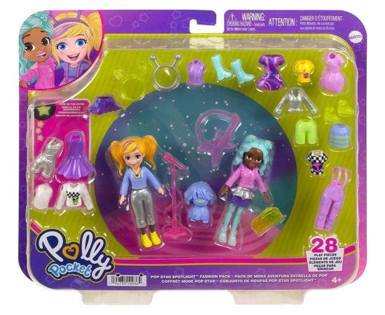 Mattel Polly Pocket - Pop Star Spotlight Fashion Pack (HKV97)