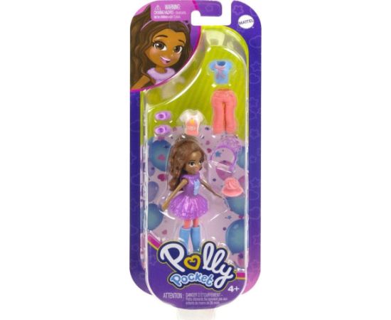 Mattel Polly Pocket - Lama Fashion Dark Skin Doll (HKV85)