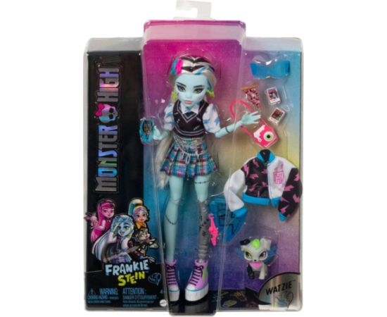 Mattel Monster High: Watzie - Frankie Stein Doll (HHK53)