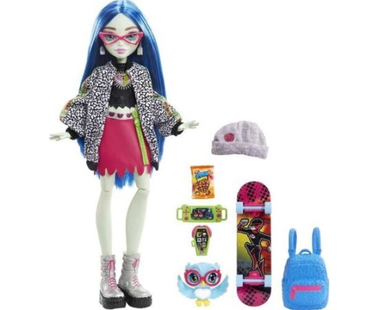 Mattel Monster High: Ghoulia Yelps with Sir Hoots Doll  Accessories (HHK58)