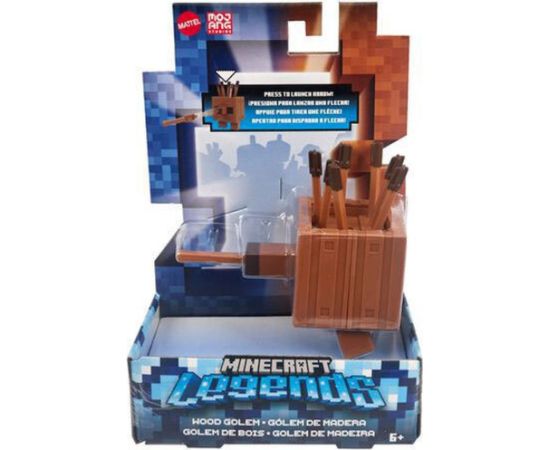 Mattel Minecraft: Legends - Wood Golem Action Figure (8cm) (GYR82)