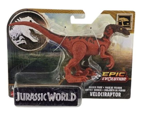 Mattel Jurassic World: Epic Evolution - Velociraptor Danger Pack (HTK53)