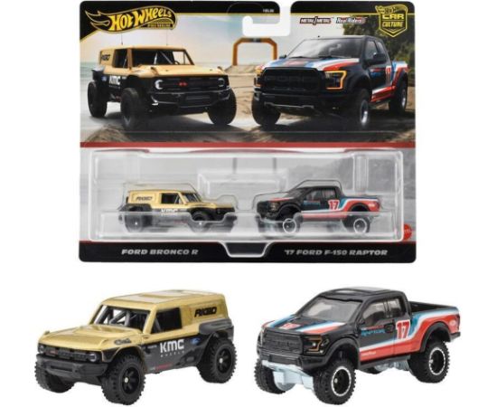 Mattel Hot Wheels®: Premium Car Culture - Ford Bronco  17 Ford F-150 Raptor (HRR77)