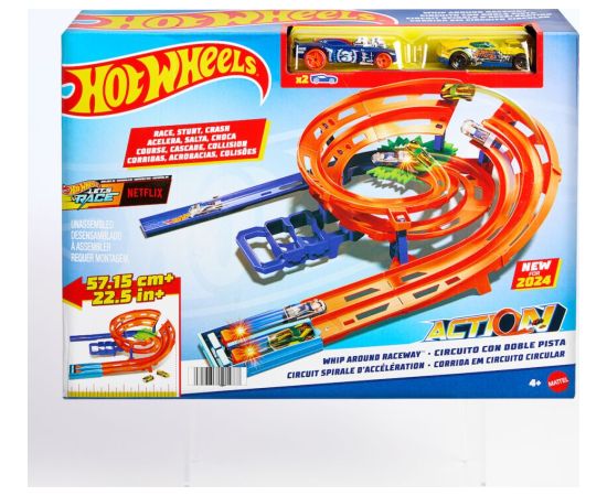 Mattel Hot Wheels® Action - Whip Around Raceway Track Set (HTK17)