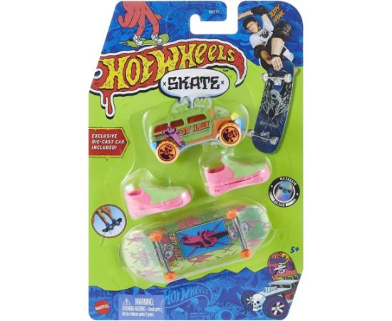 Mattel Hot Wheels: Skate - Rockster  Howlan Tony Hawk Fingerboard Set (HNG65)