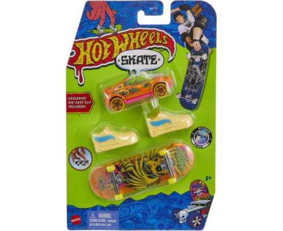 Mattel Hot Wheels: Skate - Hi Beam  Shrieking Havoc Tony Hawk Fingerboard Set (HNG59)