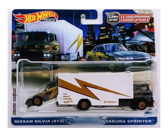 Mattel Hot Wheels: Premium Car Culture Team Transport - Nissan Silvia (S13)  Sakura Sprinter (HKF41)