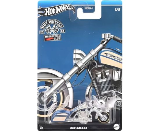 Mattel Hot Wheels: Motorcycle Club - Bag Bagger (HRR90)