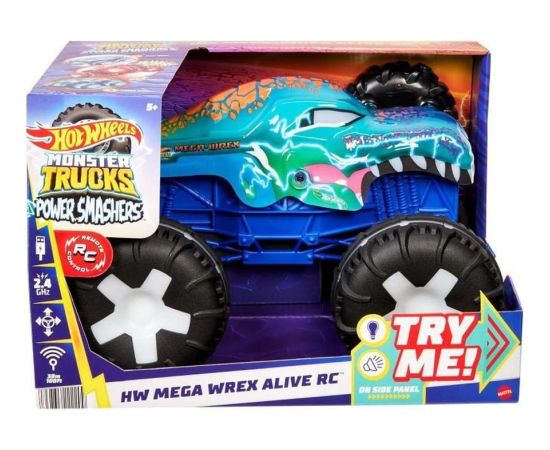 Mattel Hot Wheels: Monster Trucks Power Smashers - Mega-Wrex Alive RC (JBD90)