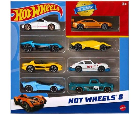 Mattel Hot Wheels: Hot Wheels 8 - Random Vehicles Set (HPV78)