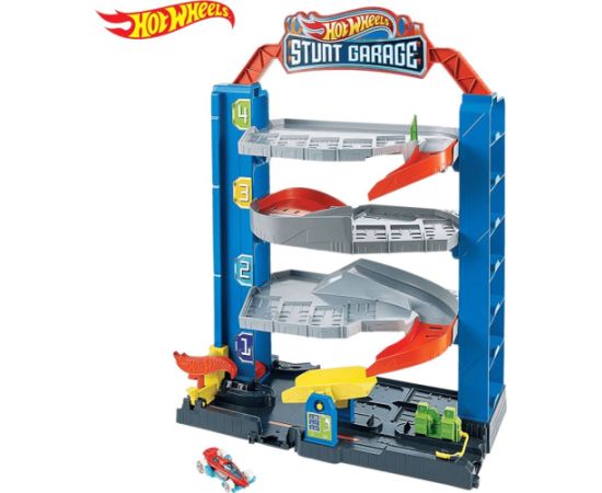 Mattel Hot Wheels: City VS Robo Beasts - City Stunt Garage (GNL70)