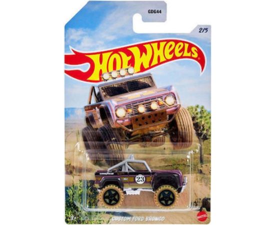 Mattel Hot Wheels: Baja Cars 4X4 - Custom Ford Bronco (HLK21)