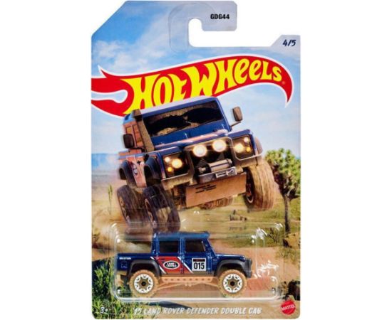 Mattel Hot Wheels: Baja Cars 4X4 - 15 Land Rover Defender Double Cab (HLK19)