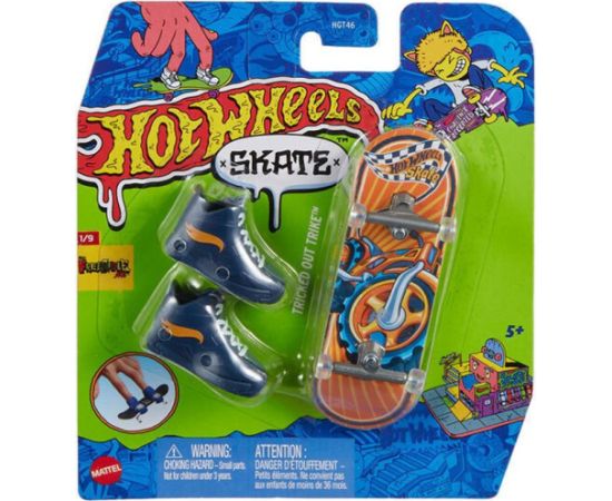 Mattel Hot Wheels Skate Fingerboard and Shoes: Challenge Accepted Freestyle - Tricked Out Trike (HVJ87)