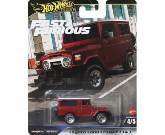 Mattel Hot Wheels Premium: Fast  Furious - Toyota Land Cruiser FJ43 (HRT96)