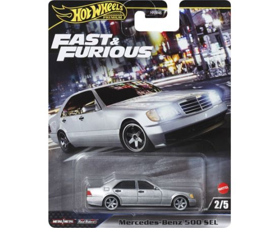 Mattel Hot Wheels Premium: Fast  Furious - Mercedes-Benz 500 SEL (HRT94)