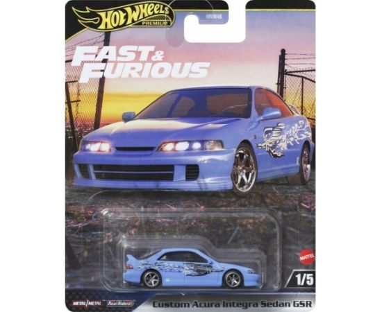 Mattel Hot Wheels Premium: Fast  Furious - Custom Acura Interga Sedan GSR (JDJ13)