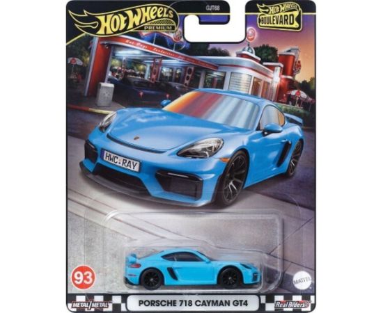 Mattel Hot Wheels Premium: Boulevard - Porsche 718 Cayman GT4 (HRT71)