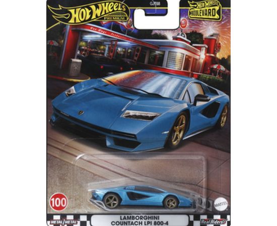 Mattel Hot Wheels Premium: Boulevard - Lamborghini Countach LPI 800-4 Vehicle (HRT70)