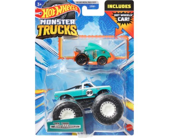 Mattel Hot Wheels Monster Trucks: Pure Muscle Die-Cast  Truck (HKM14)