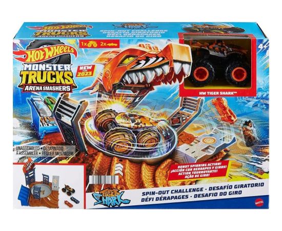 Mattel Hot Wheels Monster Trucks: Arena Smashers - Spin-Out Challenge Playset (HNB93)