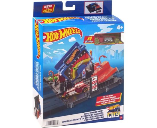 Mattel Hot Wheels City - Fuel Station Shift Track Set (HKX45)