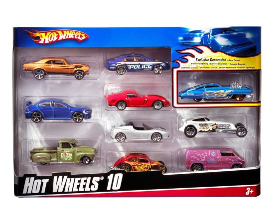 Mattel HOT WHEELS - CARS SET OF 10 RANDOM (54886)