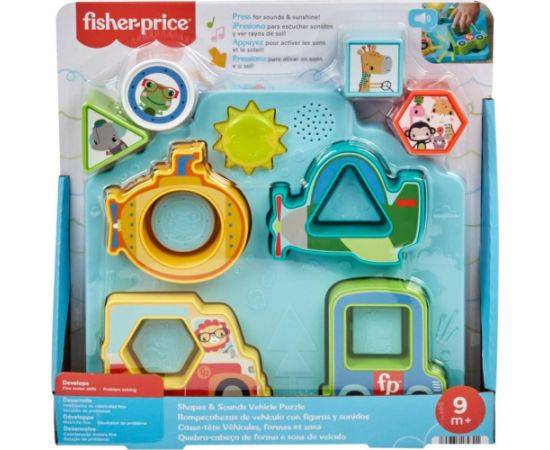 Mattel Fisher-Price® Shapes  Sounds Vehicle Puzzle (HRP31)