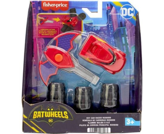 Mattel Fisher-Price® DC Batwheels - Key Car Racer Redbird Vehicle (HRJ55)