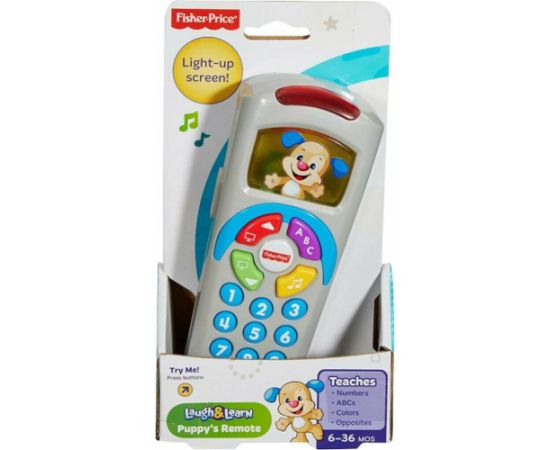 Mattel FISHER PRICE LAUGH  LEARN CLICK N LEARN REMOTE CONTROL - BLUE (IN GREEK) (DLK58)