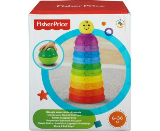 Mattel FISHER PRICE - BRILLIANT BASICS STACK  ROLL CUPS (W4472)