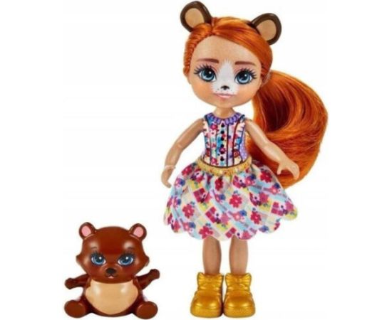 Mattel Enchantimals Mini Doll - Biloxi Bear  Trail (HTP81)