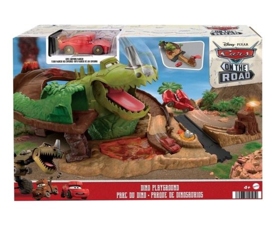 Mattel Disney: Cars On The Road - Dino Playground with Cave Lightning McQueen (HMD74)