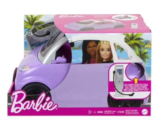 Mattel Barbie: Electric Vehicle with Charging Station And Plug (HJV36)