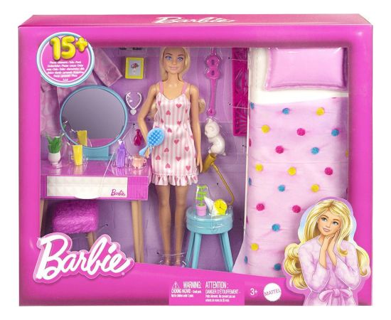 Mattel Barbie: Bedroom with Doll (HPT55)