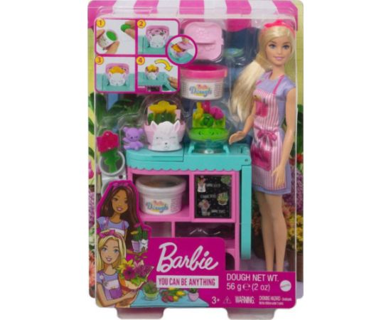 Mattel Barbie You Can be Anything: Florist Doll And Playset (GTN58)