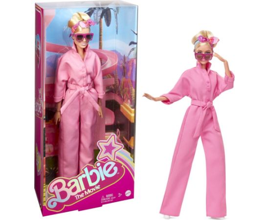 Mattel Barbie The Movie Collectible Doll Margot Robbie as Barbie in Pink Power Jumpsuit (HRF29)