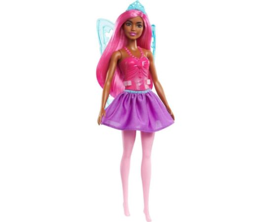 Mattel Barbie Fairy Ballet Dancer - Purple Hair Dark Skin Doll (GXD60)