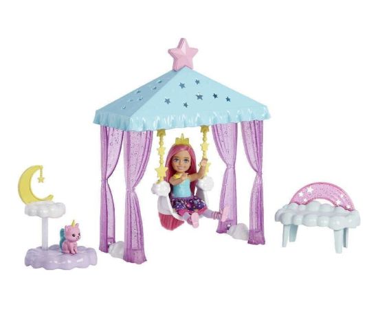 Mattel Barbie Dreamtopia: Chelsea - Chelsea Doll Nurturing Fantasy Playset (HLC27)