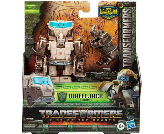 Hasbro Transformers Beast Alliance: Rise οf The Beasts - Beast Weaponizer 2-Pack - Wheeljack  Rhinox Action Figure (15cm) (F4615)