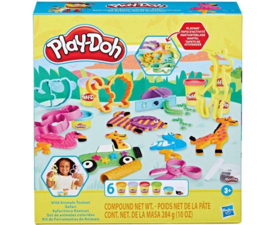 Hasbro Play-Doh: Wild Animals Toolset (F7213)