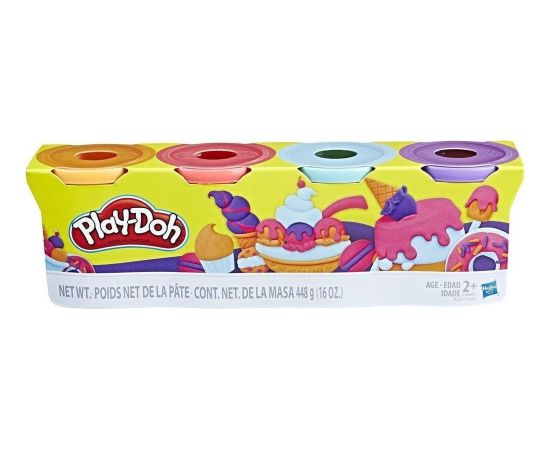 Hasbro Play-Doh Sweet Color Tubs (Pack of 4) (E4869)