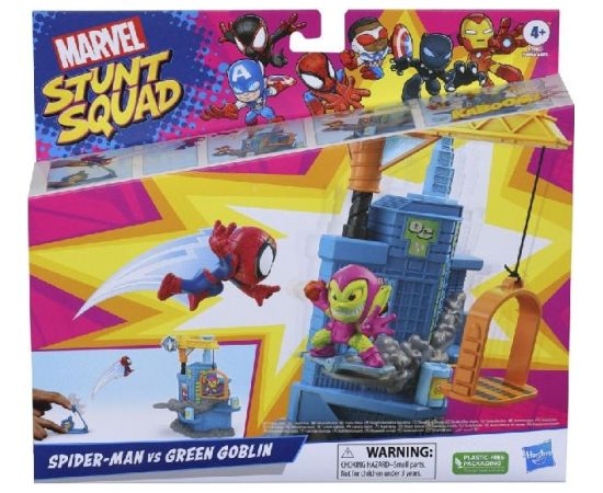 Hasbro Marvel: Stunt Squad - Spider-Man VS Green Goblin Mini Playset (F7062)