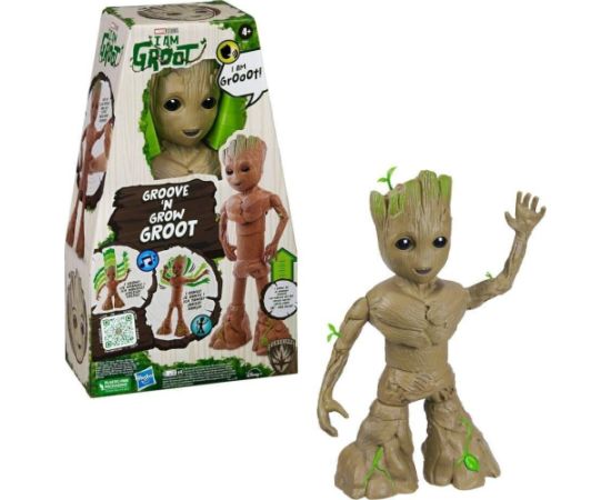 I Am Groot Groove 'N Grow Groot,interaktīva figūra (F8027)