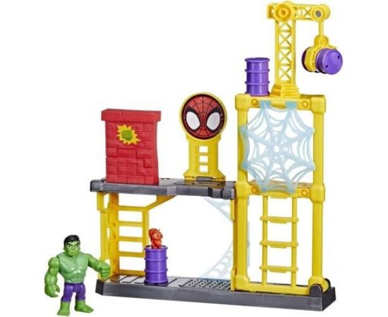 Hasbro Marvel Spidey and Amazing Friends: Hulk Smash Yard Playset (F3717)