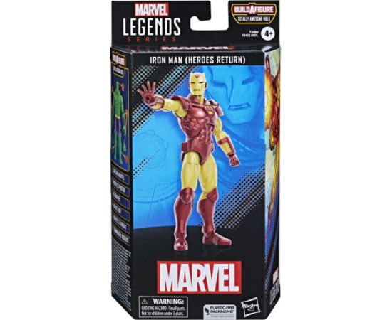 Hasbro Marvel Legends Series Build a Figure Totally Awesome Hulk: Iron Man (Heroes Return) Action Figure (15cm) (Excl.) (F3686)