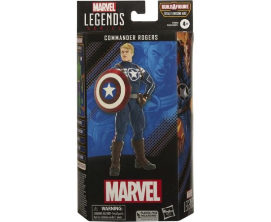 Hasbro Marvel Legends Series Build a Figure Totally Awesome Hulk: Commander Rogers Action Figure (15cm) (Excl.) (F3685)