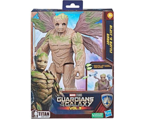 Hasbro Marvel Guardians of The Galaxy Vol.3: Blast N Battle Groot Titan Hero Deluxe Action Figure (F6873)