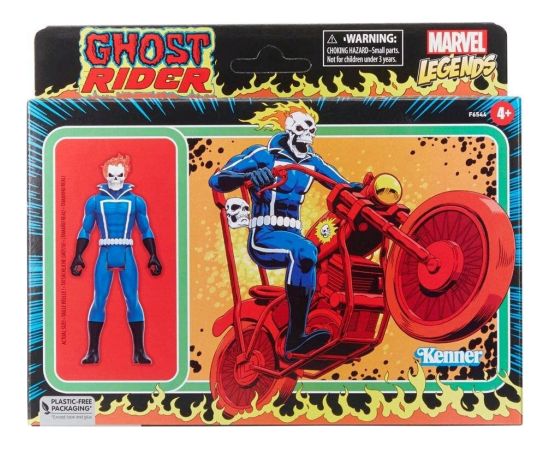 Hasbro Fans Marvel Legends: Retro Collection - Ghost Rider Action Figure  Motorcycle (10cm) (F6544)